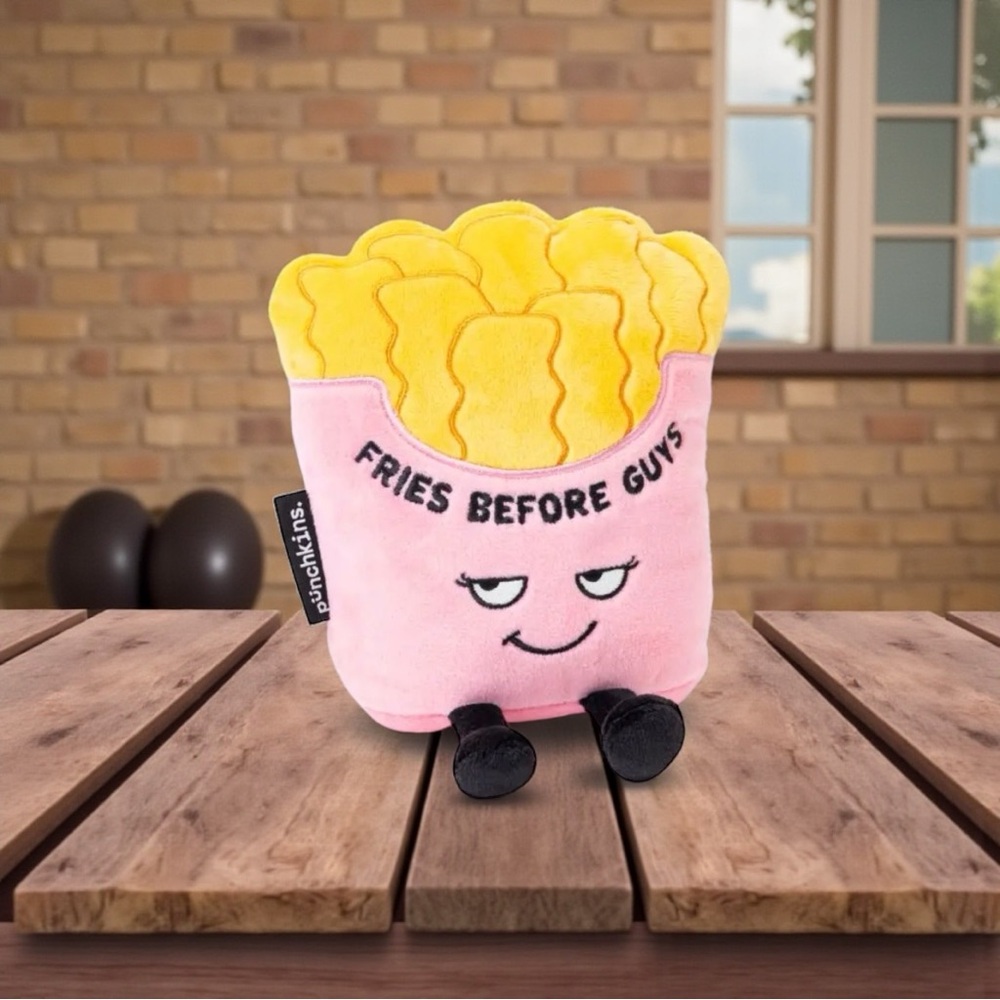 PUNCHKINS - "Fries Before Guys" French Fry Plushie NIP